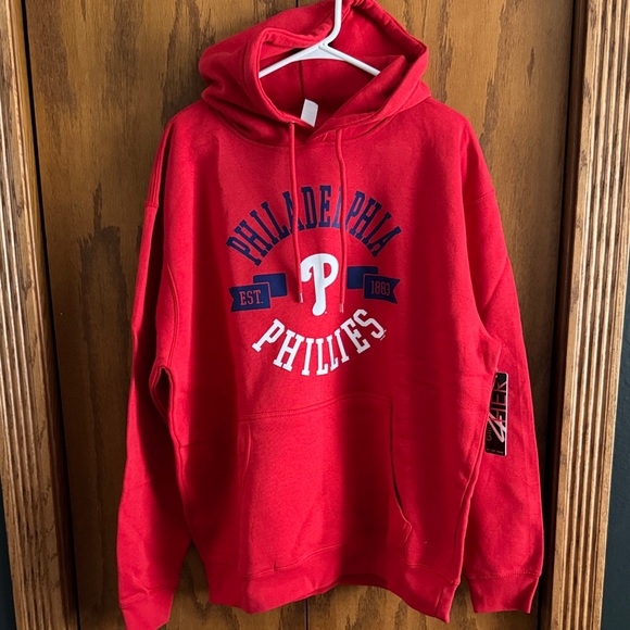 Philadelphia Phillies Men's Red Hoodie Sweatshirt XL New Baseball NBL